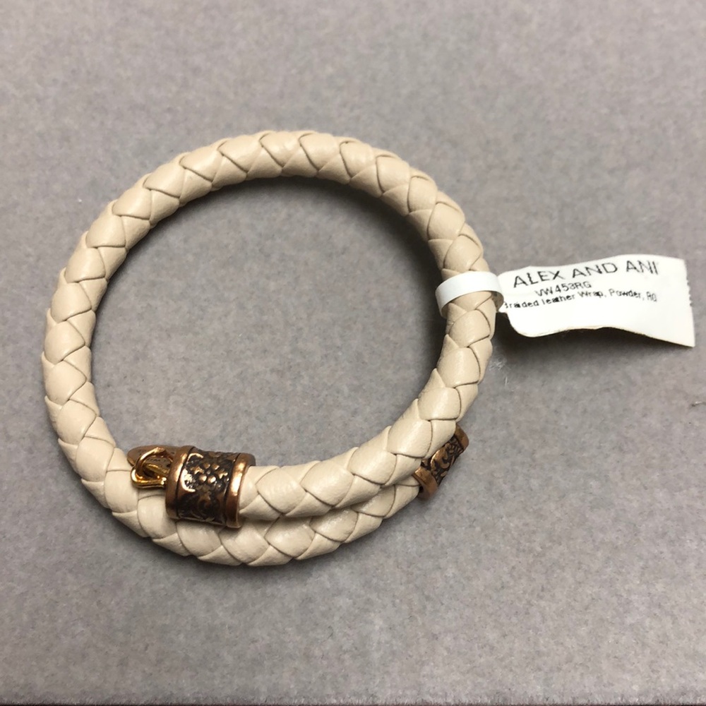 ⭐️Alex and Ani powder leather bracelet⭐️ 2 for 20